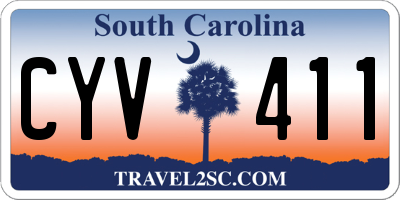 SC license plate CYV411