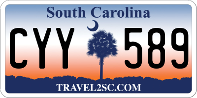 SC license plate CYY589