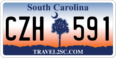 SC license plate CZH591