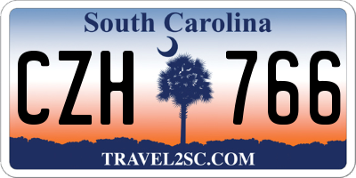SC license plate CZH766