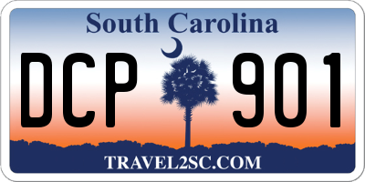 SC license plate DCP901