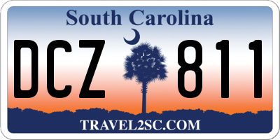 SC license plate DCZ811