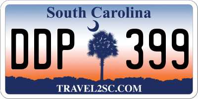 SC license plate DDP399