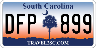 SC license plate DFP899