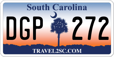 SC license plate DGP272