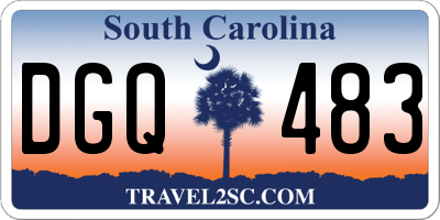 SC license plate DGQ483