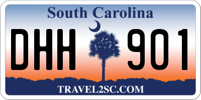SC license plate DHH901