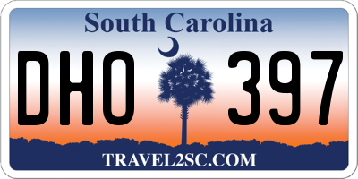 SC license plate DHO397
