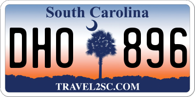 SC license plate DHO896
