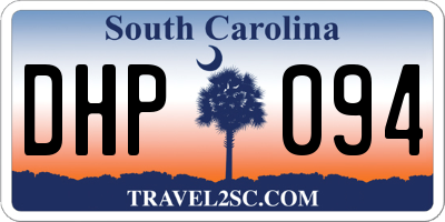 SC license plate DHP094