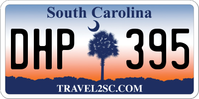SC license plate DHP395