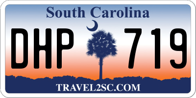SC license plate DHP719