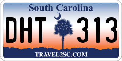 SC license plate DHT313