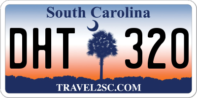 SC license plate DHT320