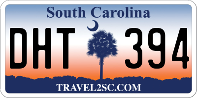 SC license plate DHT394