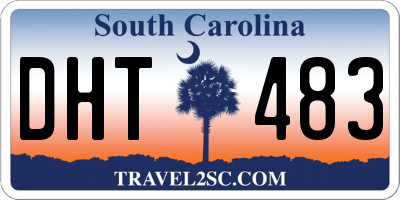 SC license plate DHT483