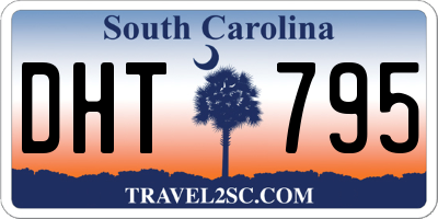 SC license plate DHT795
