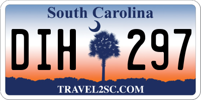 SC license plate DIH297