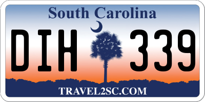 SC license plate DIH339