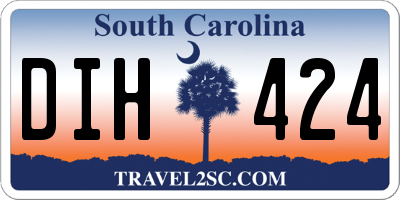 SC license plate DIH424