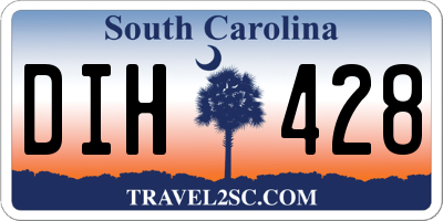 SC license plate DIH428