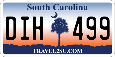 SC license plate DIH499