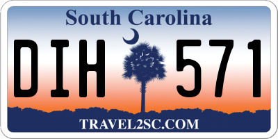 SC license plate DIH571