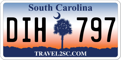 SC license plate DIH797