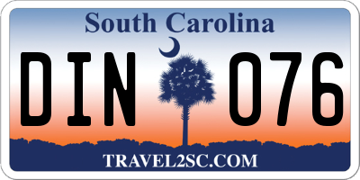 SC license plate DIN076