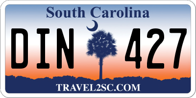 SC license plate DIN427