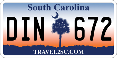 SC license plate DIN672