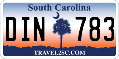 SC license plate DIN783