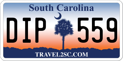SC license plate DIP559
