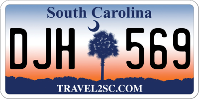 SC license plate DJH569