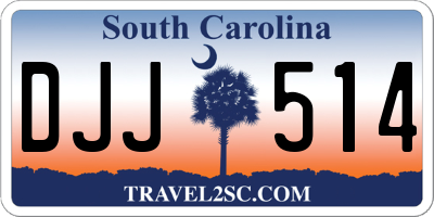 SC license plate DJJ514