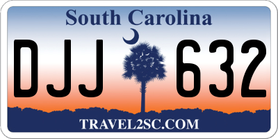 SC license plate DJJ632