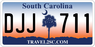 SC license plate DJJ711