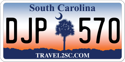 SC license plate DJP570