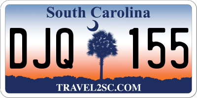 SC license plate DJQ155