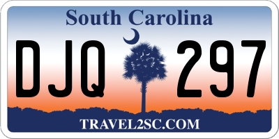 SC license plate DJQ297