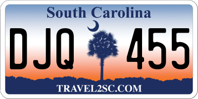 SC license plate DJQ455