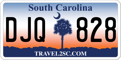 SC license plate DJQ828