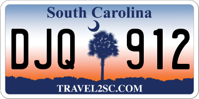 SC license plate DJQ912