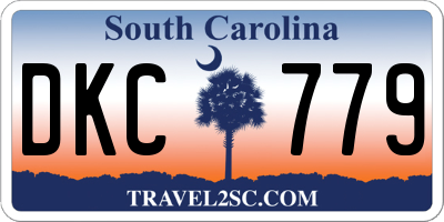 SC license plate DKC779