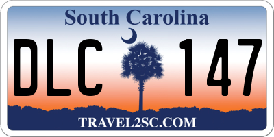 SC license plate DLC147