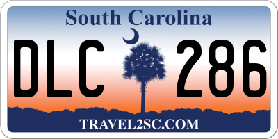 SC license plate DLC286