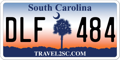 SC license plate DLF484