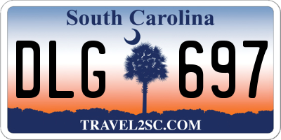 SC license plate DLG697