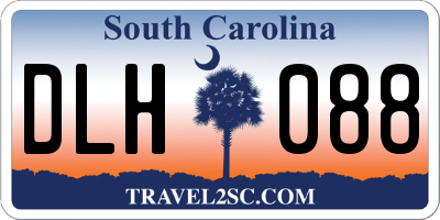 SC license plate DLH088