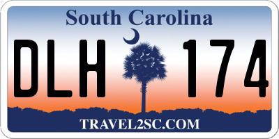 SC license plate DLH174